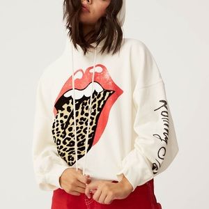 Free People x Daydreamer Rolling Stones Tongue Hoodie